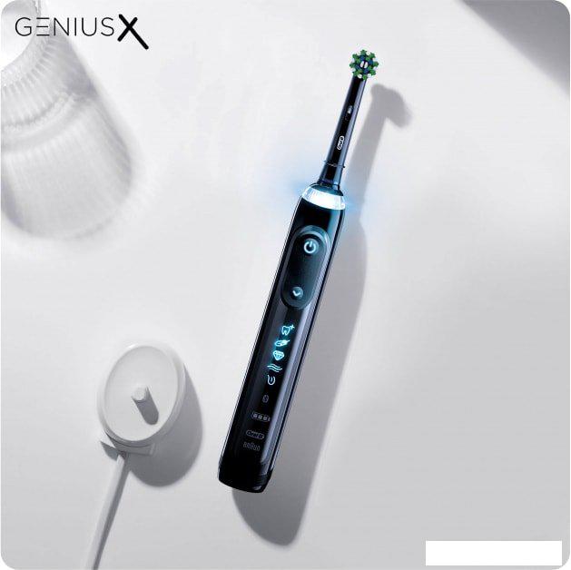 Электрическая зубная щетка Oral-B Genius X Cross Action D706.513.6 (черный)- фото4