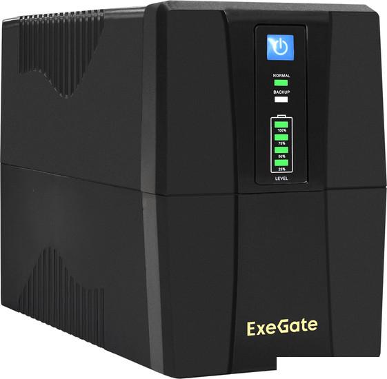 Источник бесперебойного питания ExeGate Power Back BNB-1000.LED.AVR.2SH EX292785RUS- фото