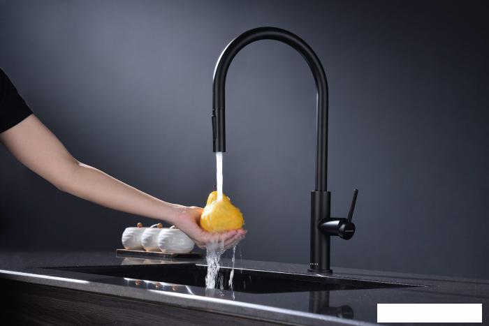 Смеситель Paulmark Senso Se215180-AN (черный/антрацит)- фото4