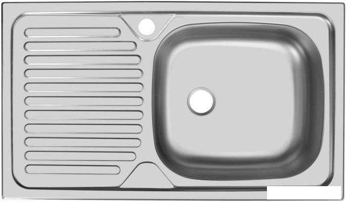 Кухонная мойка Ukinox CLM760.435 GT5K 1R (с сифоном)- фото