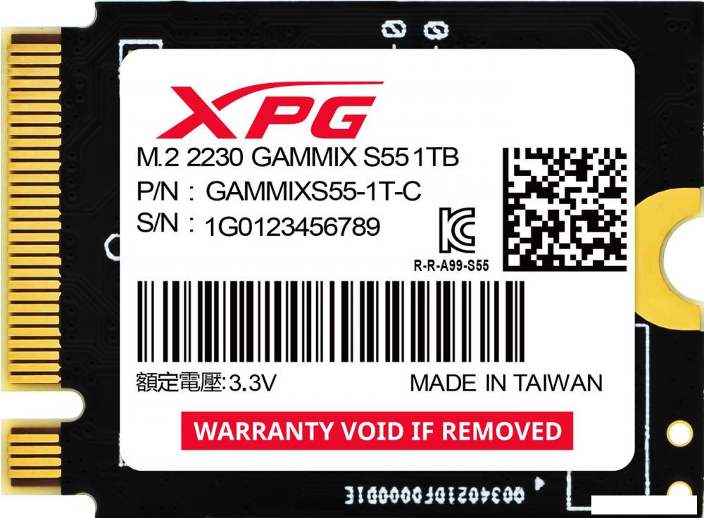 SSD ADATA XPG Gammix S55 1TB SGAMMIXS55-1T-C- фото