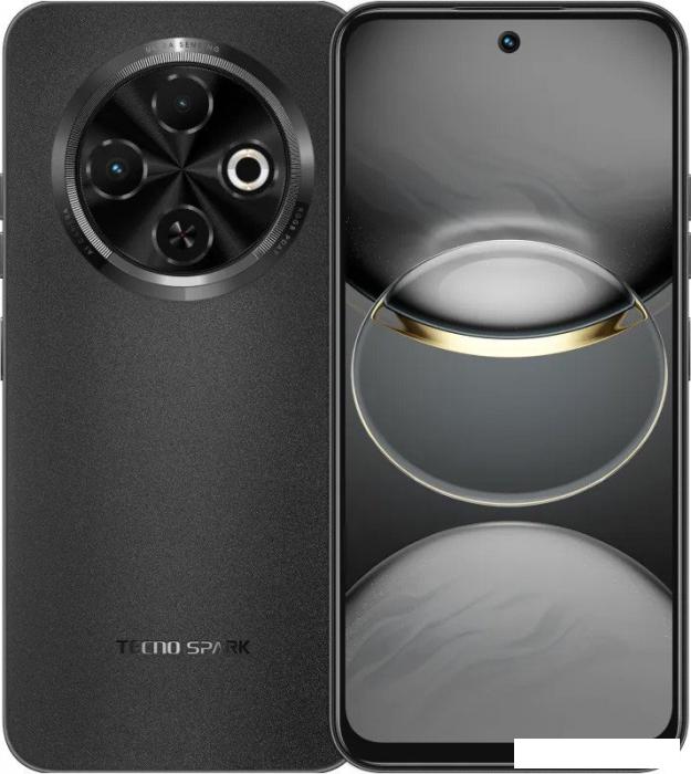 Смартфон Tecno Spark 30C 4GB/128GB (черный)- фото