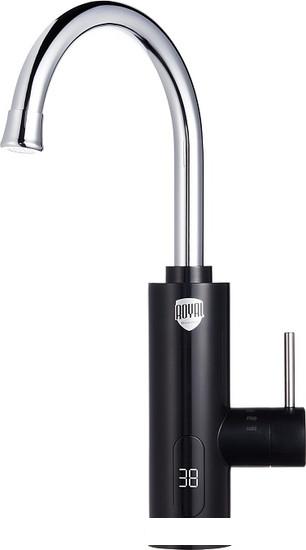 Проточный электрический водонагреватель-кран Royal Thermo QuickTap (черный)- фото2