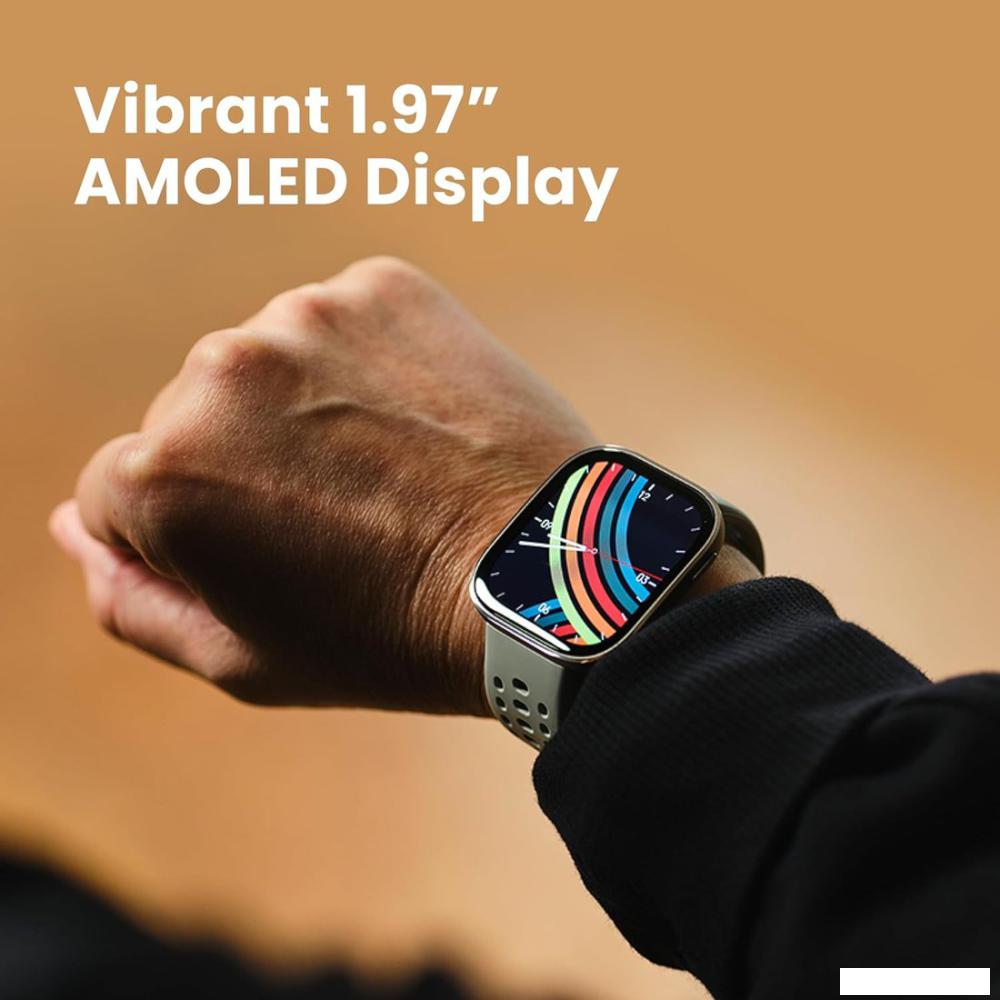 Умные часы Amazfit Bip 6 (черный, с черным силиконовым ремешком)- фото3