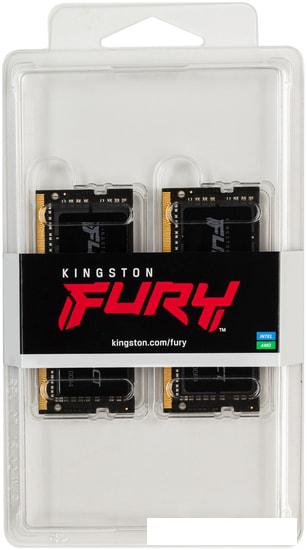 Оперативная память Kingston FURY Impact 2x8GB DDR4 SODIMM PC4-25600 KF432S20IBK2/16- фото3