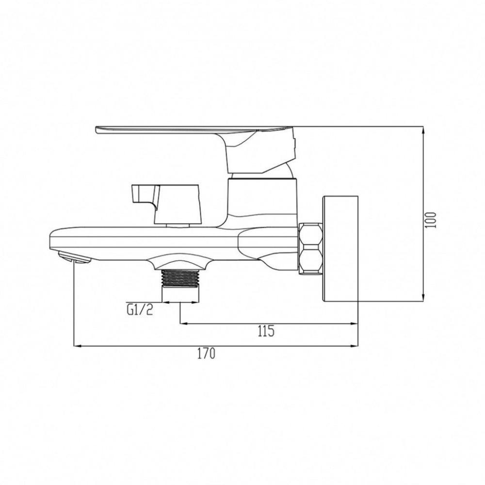 Смеситель Gross Aqua Scandi 2550545C- фото2