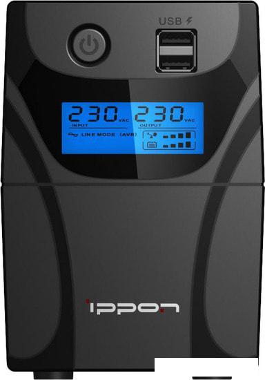Источник бесперебойного питания IPPON Back Power Pro II 600- фото3
