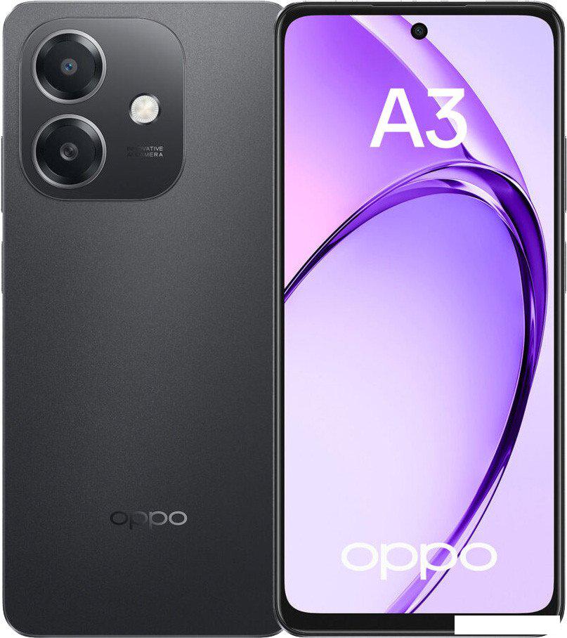 Смартфон Oppo A3 CPH2669 6GB/256GB международная версия (черный)