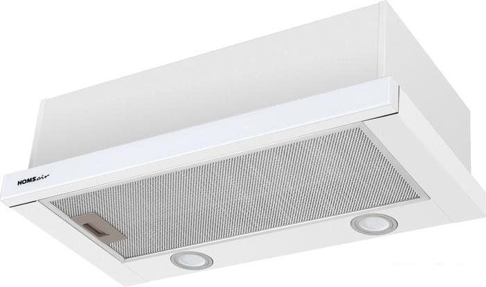 Кухонная вытяжка HOMSair Flat 60 Glass (белый)- фото