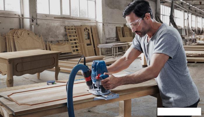 Вертикальный фрезер Bosch GOF 130 Professional 06016B7000- фото4