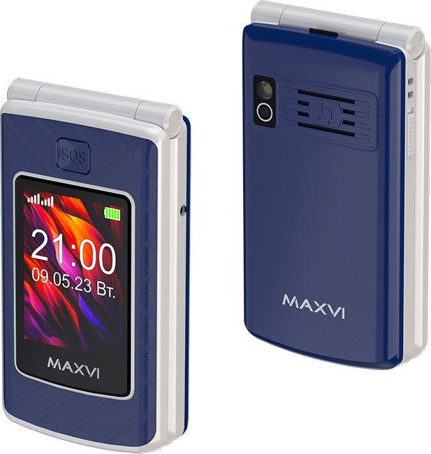 Телефон Maxvi E28 (синий)- фото2
