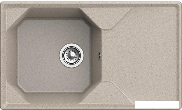 Кухонная мойка GranFest GF-U-840L (песочный)- фото2