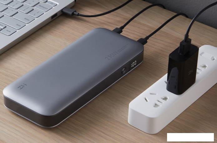 Портативное зарядное устройство ZMI QB826 25000mAh (серый)- фото3