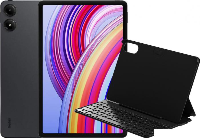 Планшет Xiaomi Redmi Pad Pro 5G 8GB/256GB международная версия (темно-серый, с клавиатурой Xiaomi Redmi Pad Pro Keyboard)- фото
