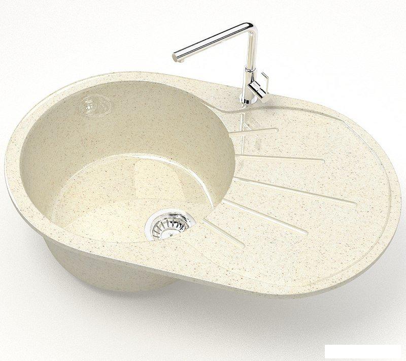 Кухонная мойка MARRBAXX 110/Q2 F110Q002 (бежевый)- фото2