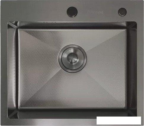 Кухонная мойка Gerhans K35044BD Decor (графит)