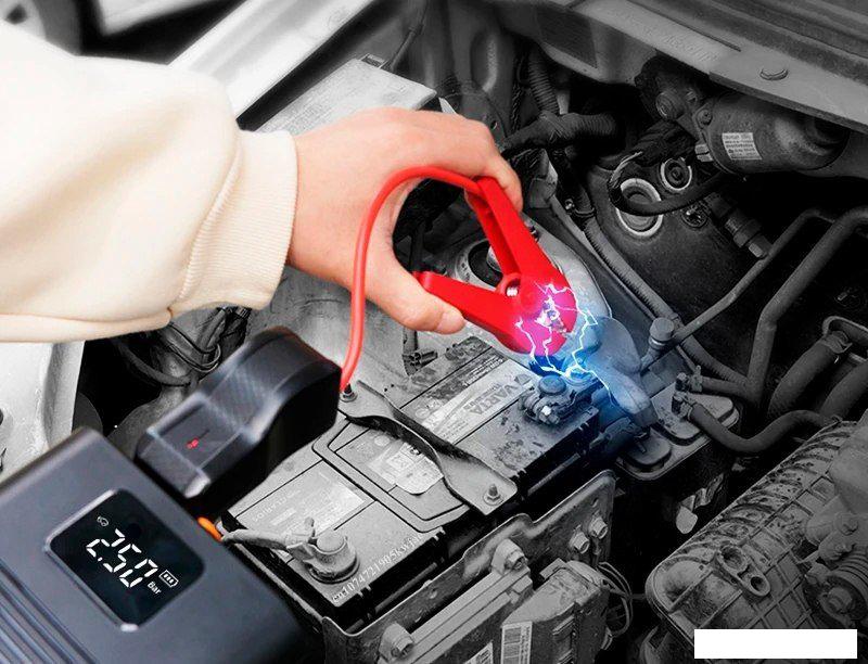 Портативное пусковое устройство с компрессором Soft Drive CAR2823- фото2