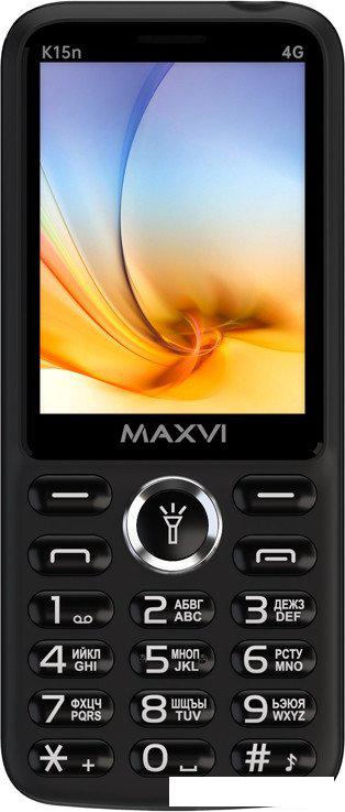 Телефон Maxvi K15n 4G (черный)- фото3