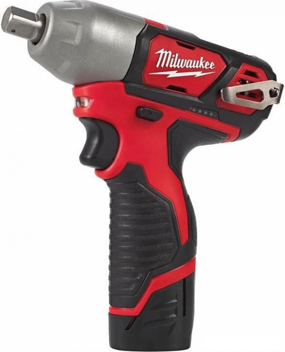 Гайковерт Milwaukee M12 M12BIW12-202C 4933447133 (с 2-мя АКБ, кейс)- фото3