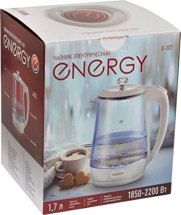Электрический чайник Energy E-207 (белый)- фото4
