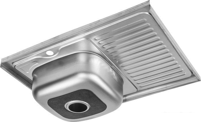 Кухонная мойка Saniteco 8060S-R (с сифоном)- фото2