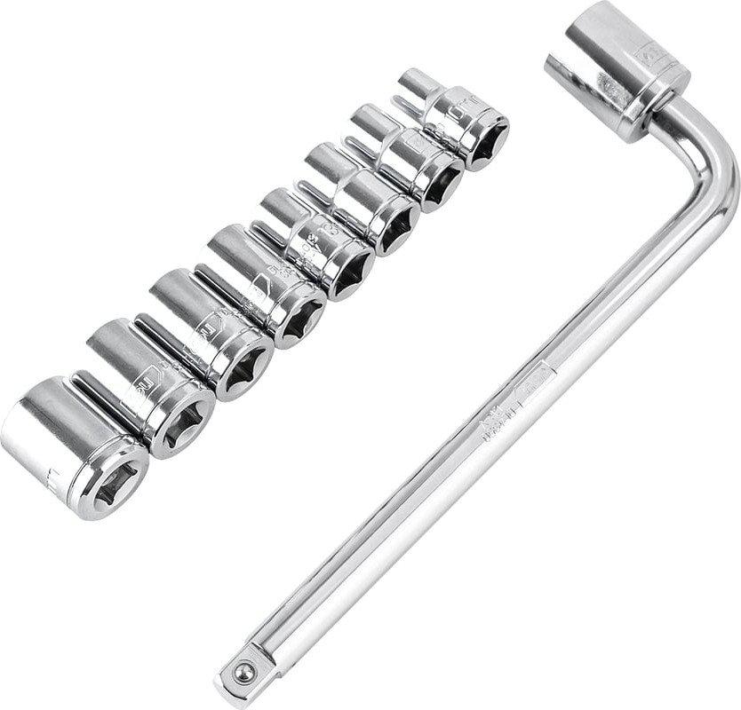 Набор трещотка с головками Deli DL2010T (10 предметов)- фото4