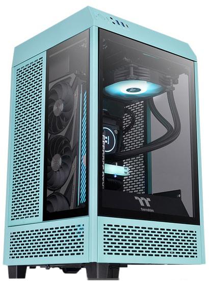 Корпус Thermaltake The Tower 100 Mini Turquoise CA-1R3-00SBWN-00- фото
