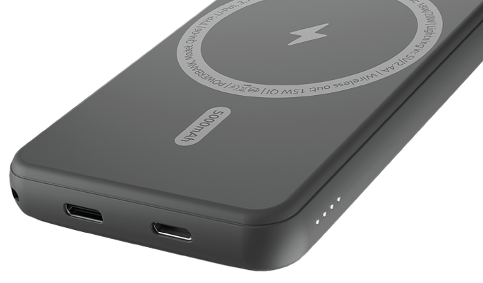 Внешний аккумулятор Olmio QM-06 5000mAh (серый)- фото2