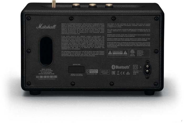 Беспроводная колонка Marshall Acton III (черный)- фото4