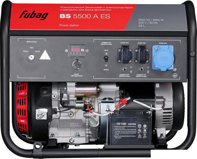 Бензиновый генератор Fubag BS 5500 A ES- фото2