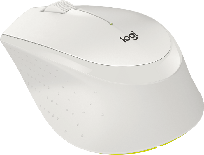 Мышь Logitech M330 Silent Plus (белый/желтый)- фото2