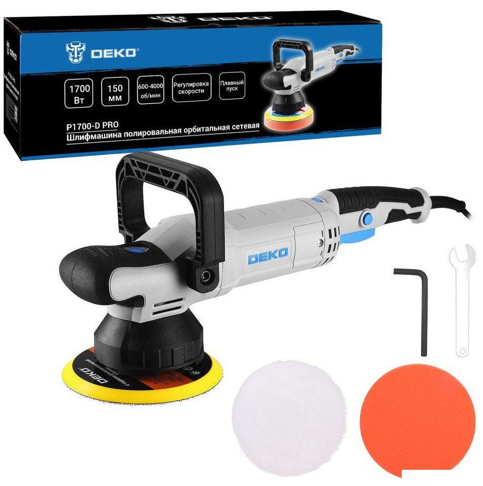 Полировальная машина Deko P1700-D Pro 083-1048- фото