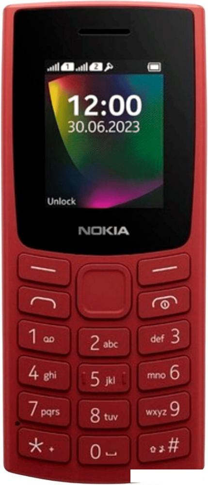 Кнопочный телефон Nokia 106 (2023) Dual SIM TA-1564 (красный)- фото2