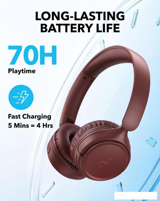 Наушники Anker Soundcore H30i (красный)- фото3