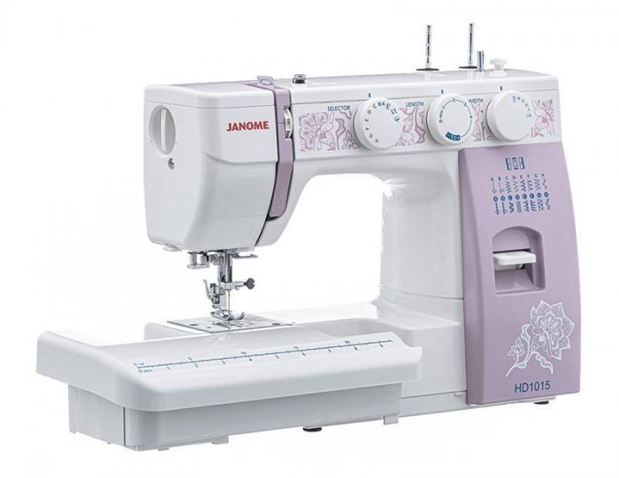 Электромеханическая швейная машина Janome HD1015- фото4