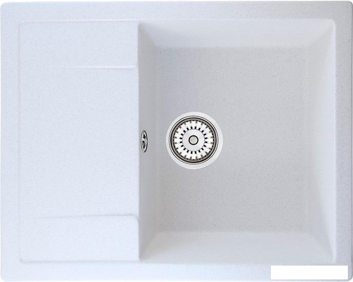 Кухонная мойка Berge 6502 (белый)