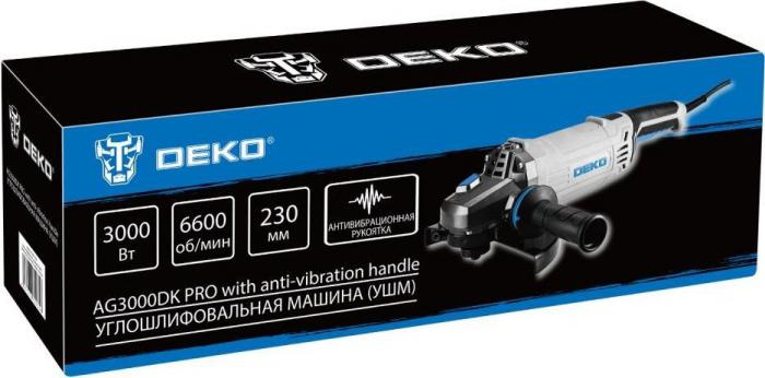 Угловая шлифмашина Deko AG3000DK PRO 083-1032- фото4