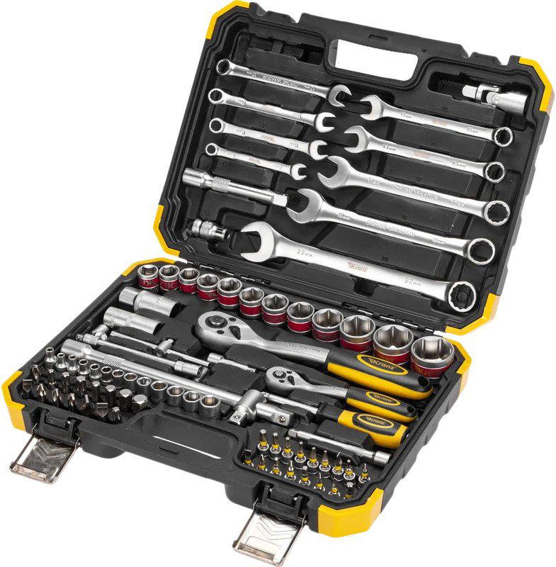 Универсальный набор инструментов Kranz KR-66-6682 (82 предмета)- фото