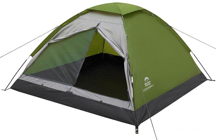Треккинговая палатка Jungle Camp Lite Dome 2 (зеленый/серый)- фото