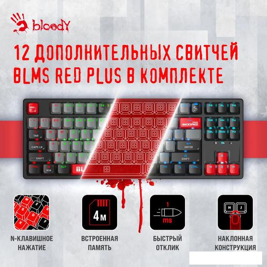 Клавиатура A4Tech Bloody S87 Energy Red (Bloody BLMS Red Plus)- фото2
