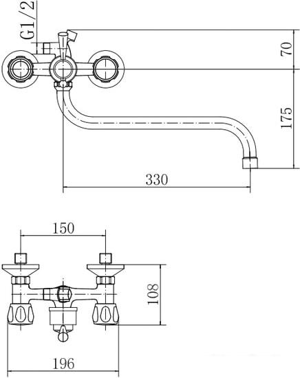 Смеситель Fashun A2209- фото2