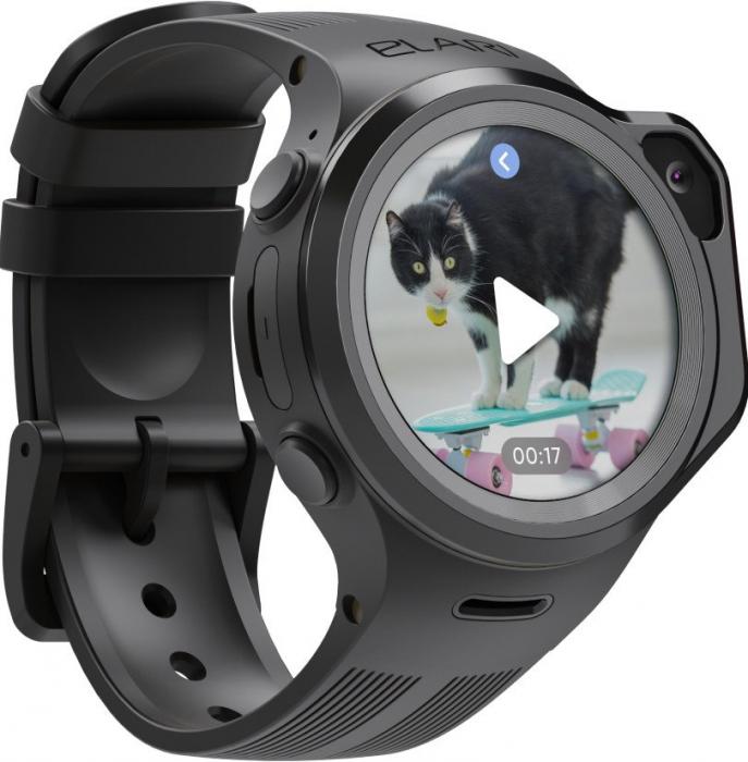 Детские умные часы Elari KidPhone 4GR M (черный)- фото2