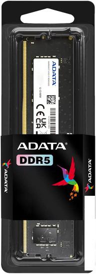 Оперативная память A-Data 8ГБ DDR5 4800 МГц AD5U48008G-S- фото3
