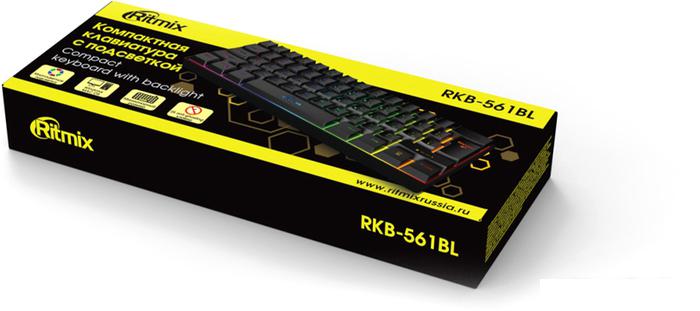 Клавиатура Ritmix RKB-561BL- фото3