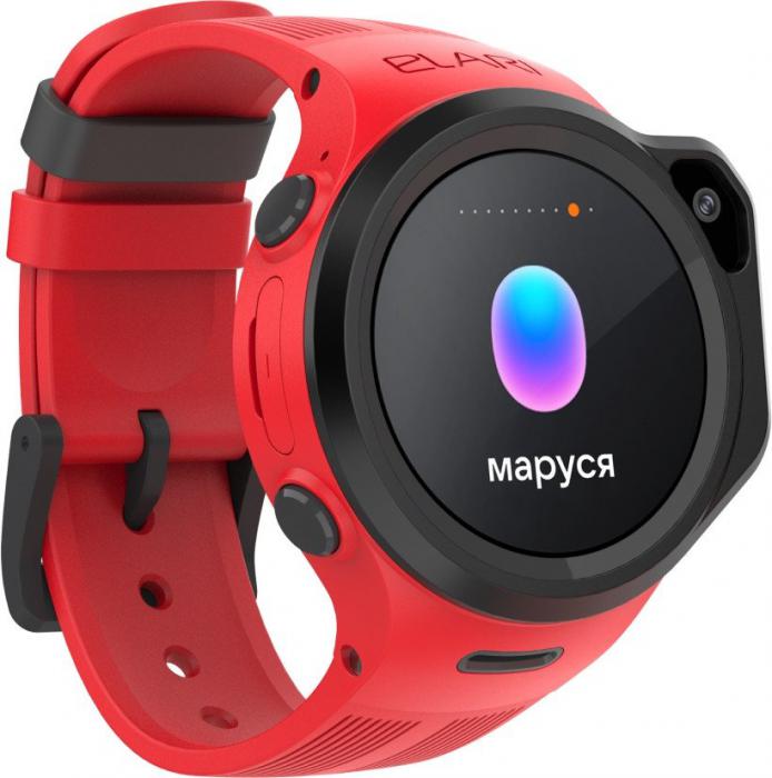 Детские умные часы Elari KidPhone 4GR M (красный)- фото2