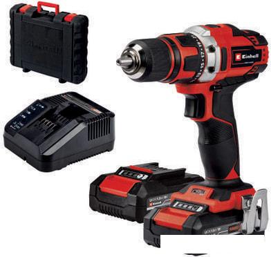Дрель-шуруповерт Einhell TE-CD 18/40-1 Li 4513939 (с 2-мя АКБ, кейс)- фото3