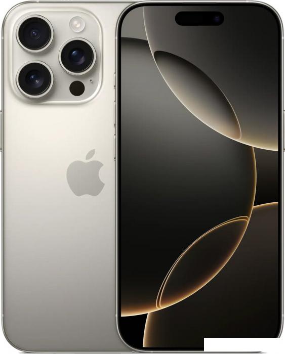 Смартфон Apple iPhone 16 Pro 128GB (природный титан)- фото
