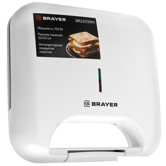 Сэндвичница Brayer BR2203WH- фото4