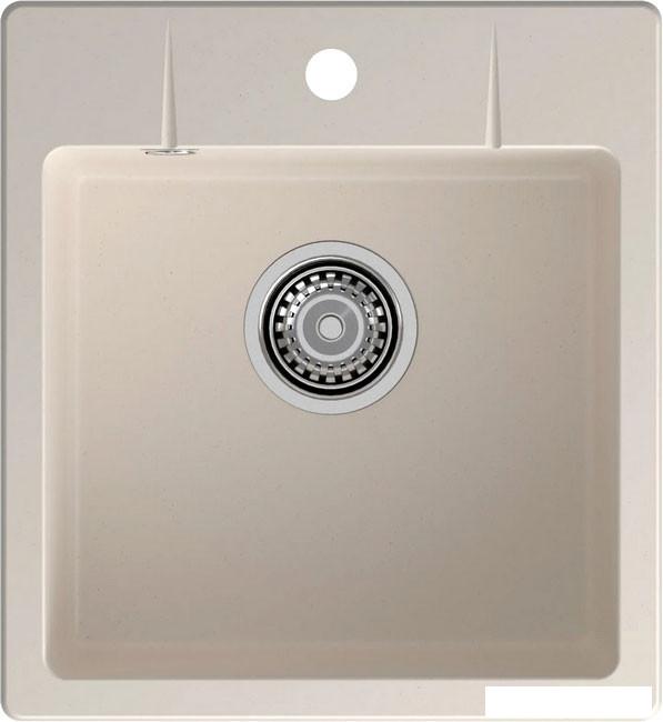Кухонная мойка GranFest QUARZ GF-UR-245 (белый)- фото