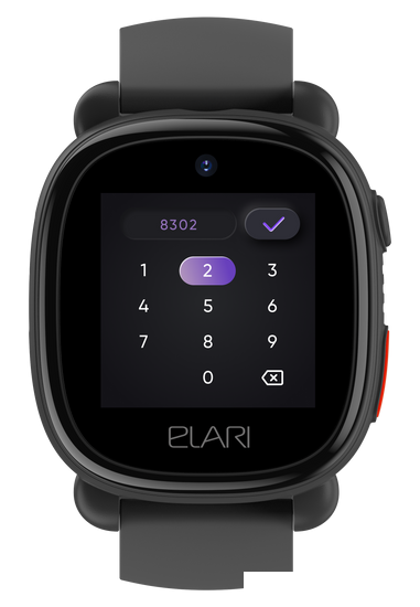 Детские умные часы Elari KidPhone 4G Lite (черный)- фото3